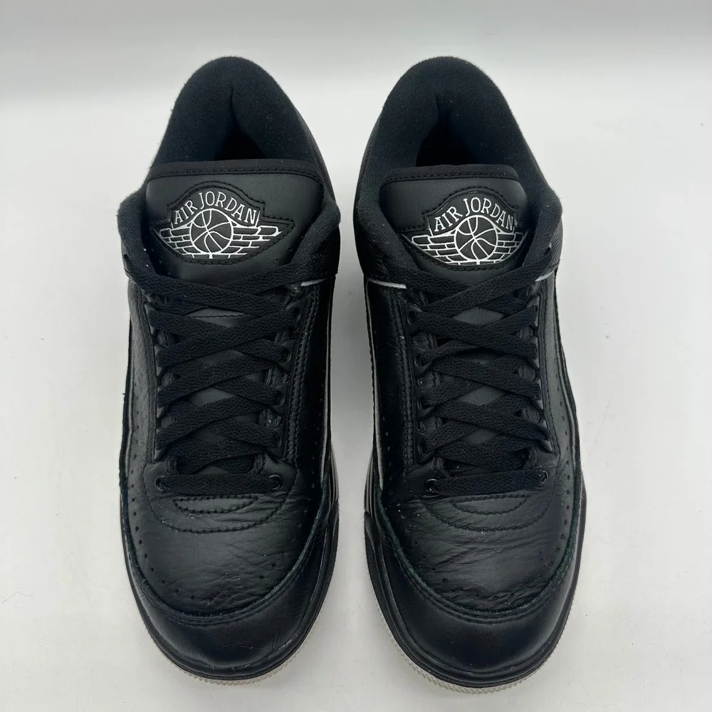 Nike Air Jordan FD0383-001 Mens 9 Jordan 2/3‎ Low Black Metallic Silver Shoes